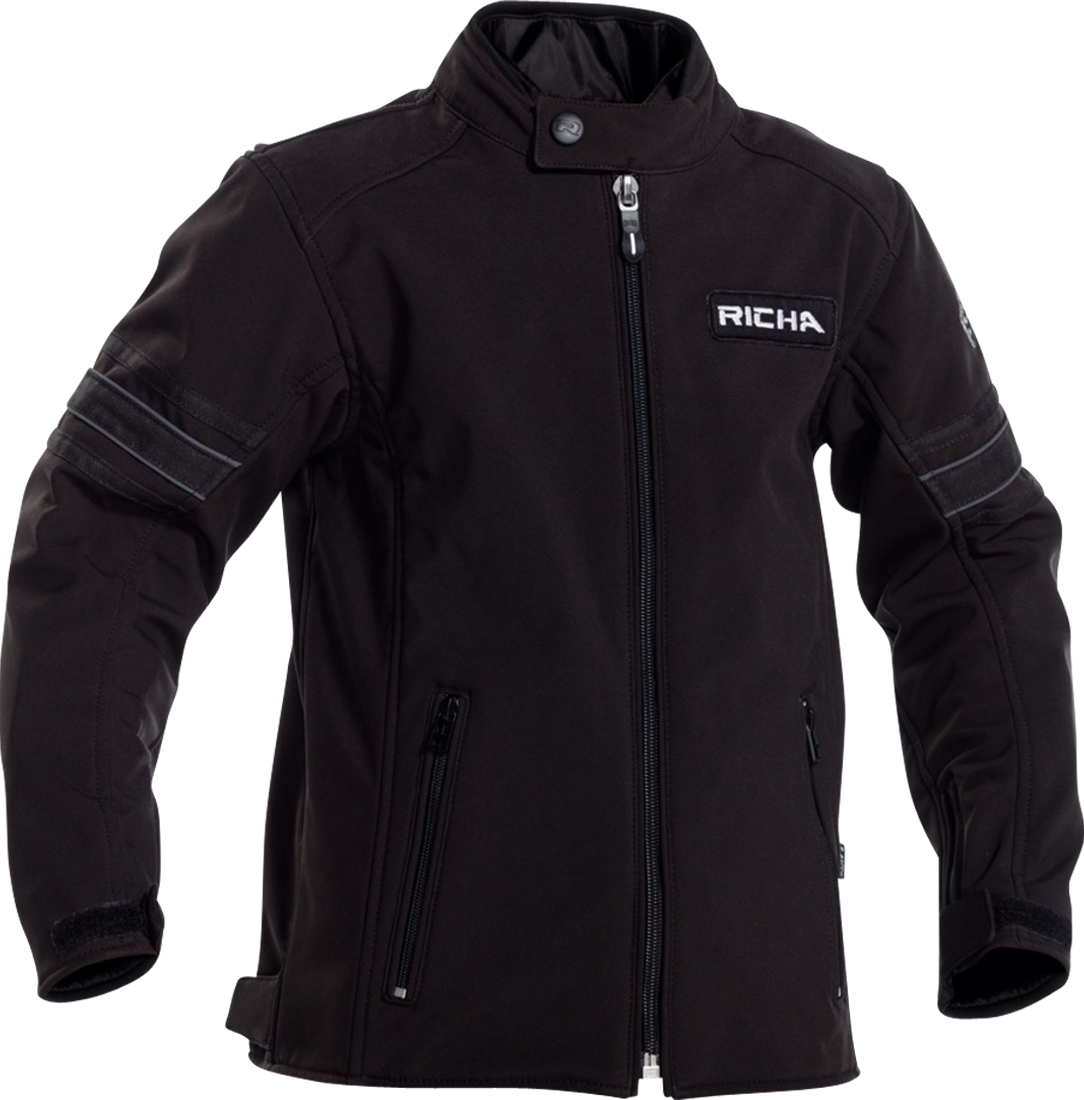 Richa Giacca Moto Bambino  Toulon 2 Softshell Nero Richa Giacca Moto Bambino  Toulon 2 Softshell Nero