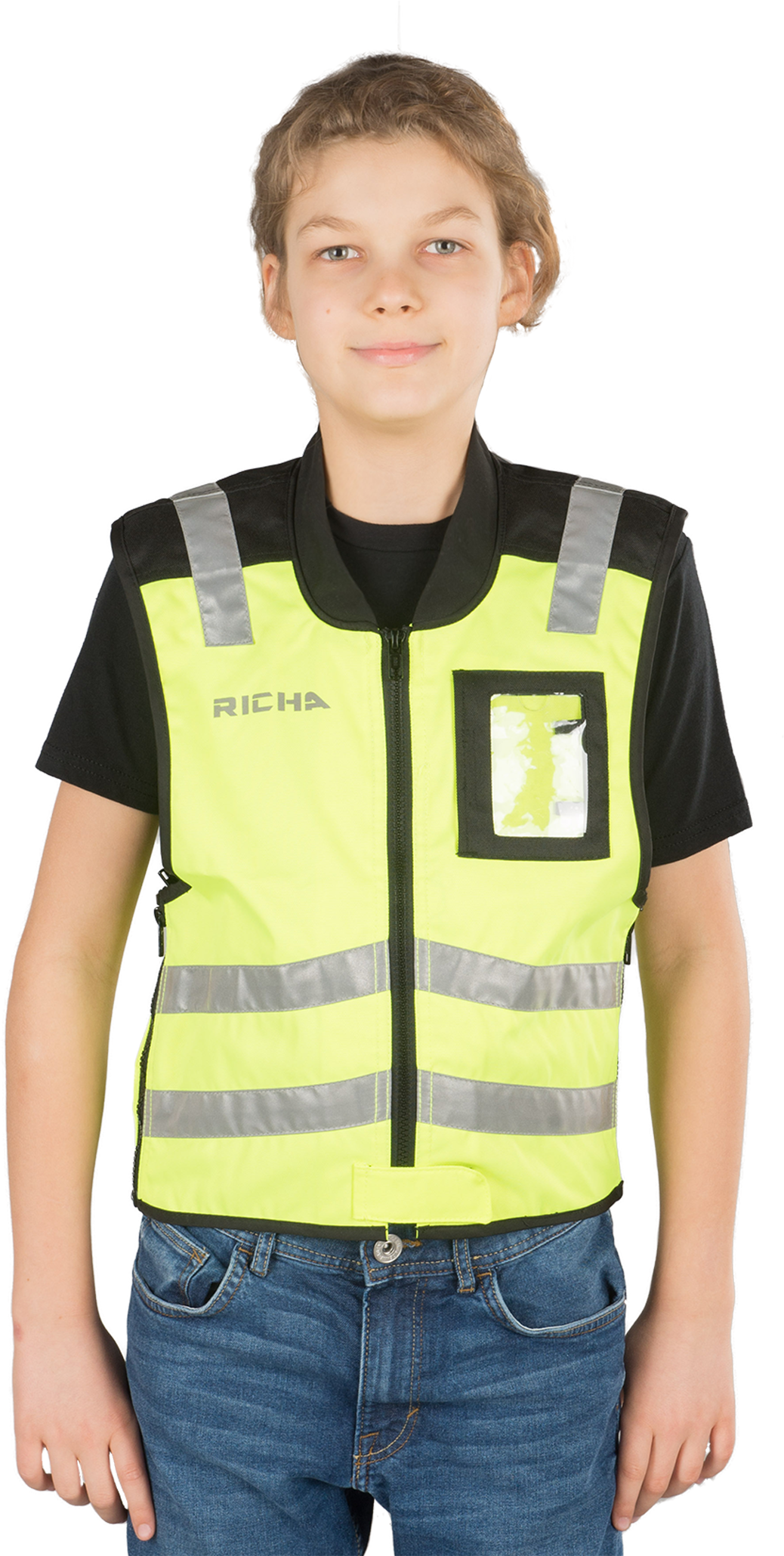 Richa Gilet Bambino  Safety Mesh Giallo Fluo Richa Gilet Bambino  Safety Mesh Giallo Fluo
