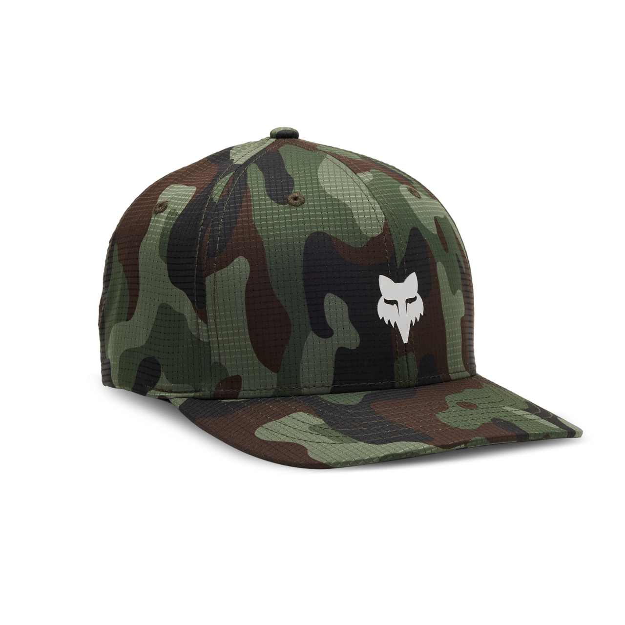 FOX Cappellino  Racing Camo Tech Flexfit Verde-Camo