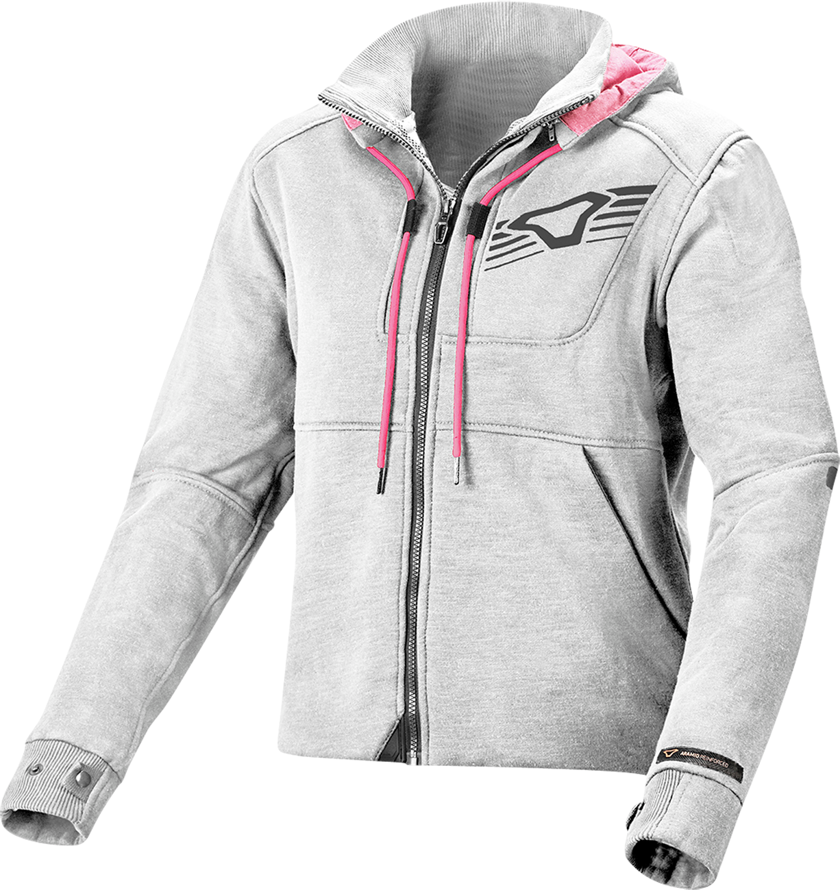 Macna Felpa Moto Donna  District Grigia Macna Felpa Moto Donna  District Grigia