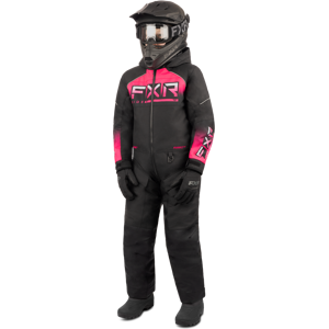 FXR Tuta Bambino  Recruit Nero-Fucsia Fade