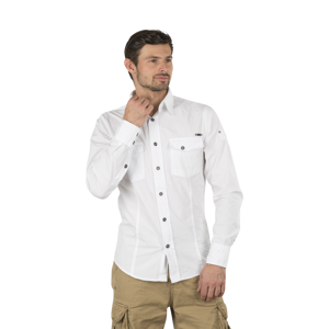 Brandit Camicia  Slim Bianca