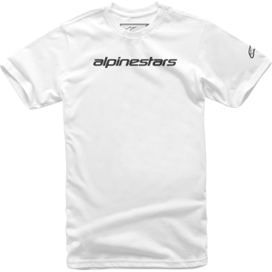 Alpinestars T-Shirt  Linear Wordmark Bianco-Nero