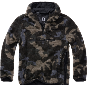 Brandit Giacca  Teddyfleece Worker Camo Scuro