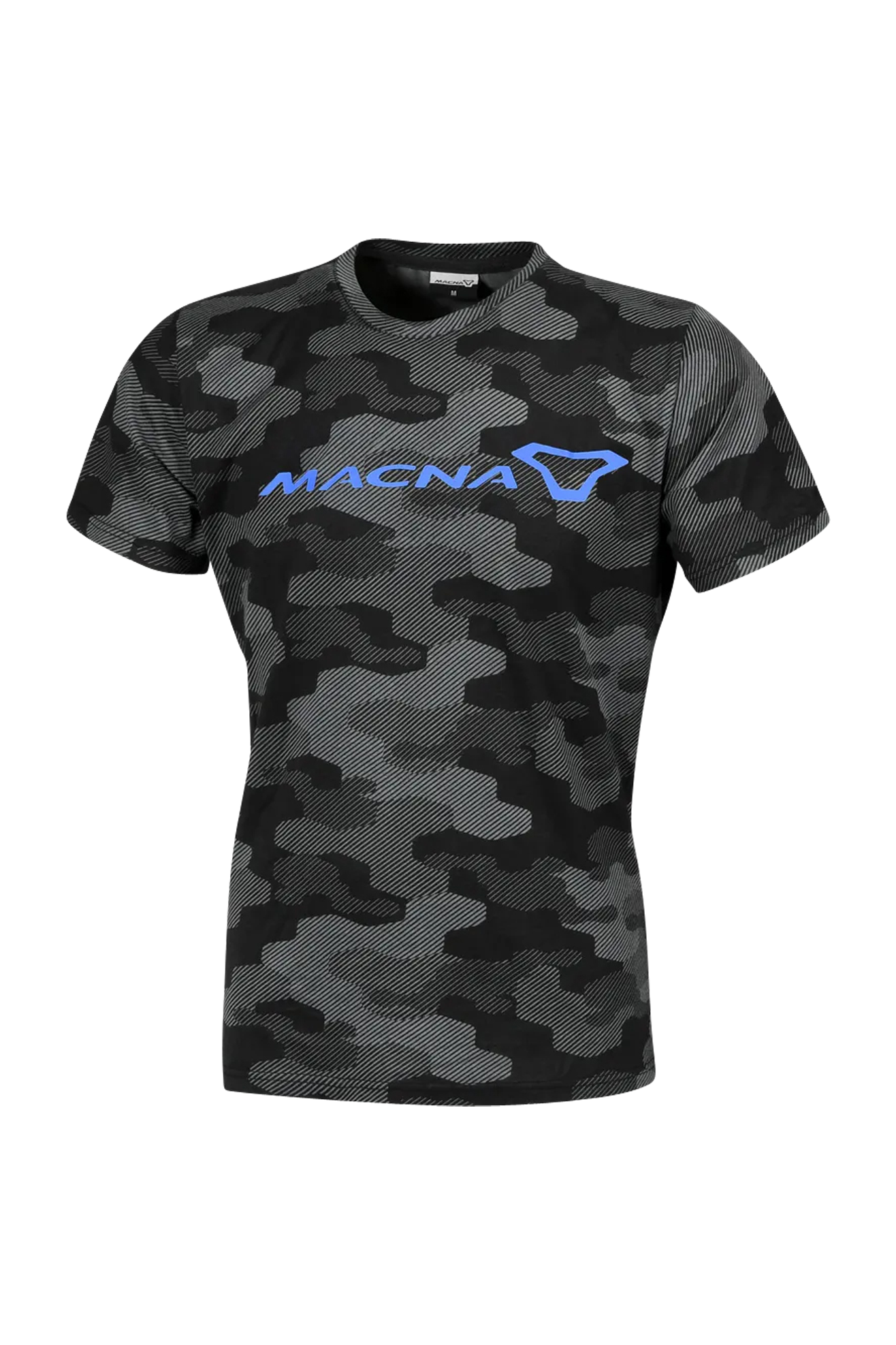 Macna T-Shirt  Dazzle Logo 2.0 Nero-Grigio-Blu