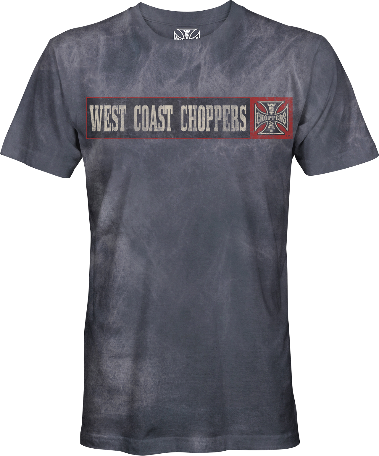 West Coast Choppers T-Shirt  Banner Blu