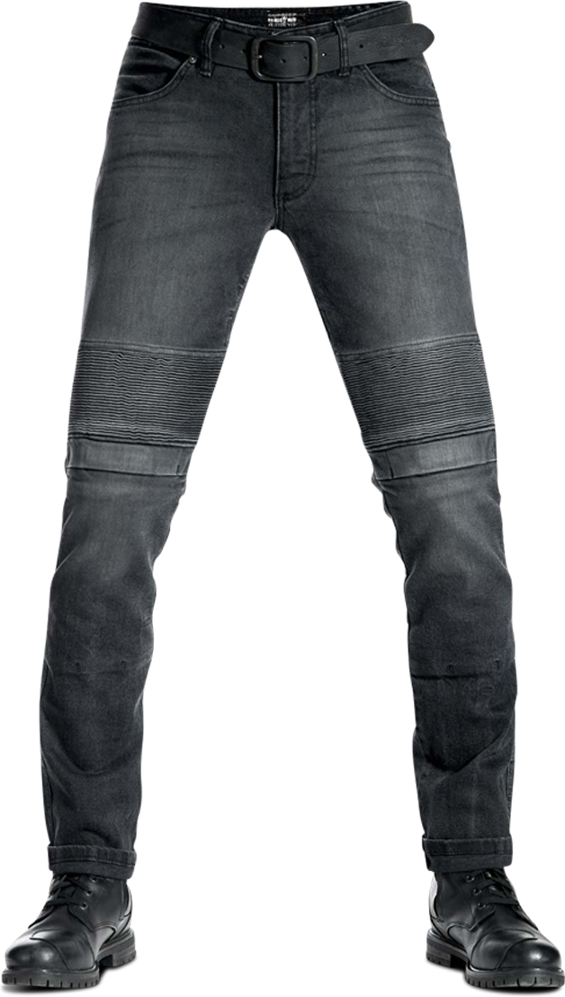 Pando Moto Jeans Moto  Karl Devil 9 Lavato Nero