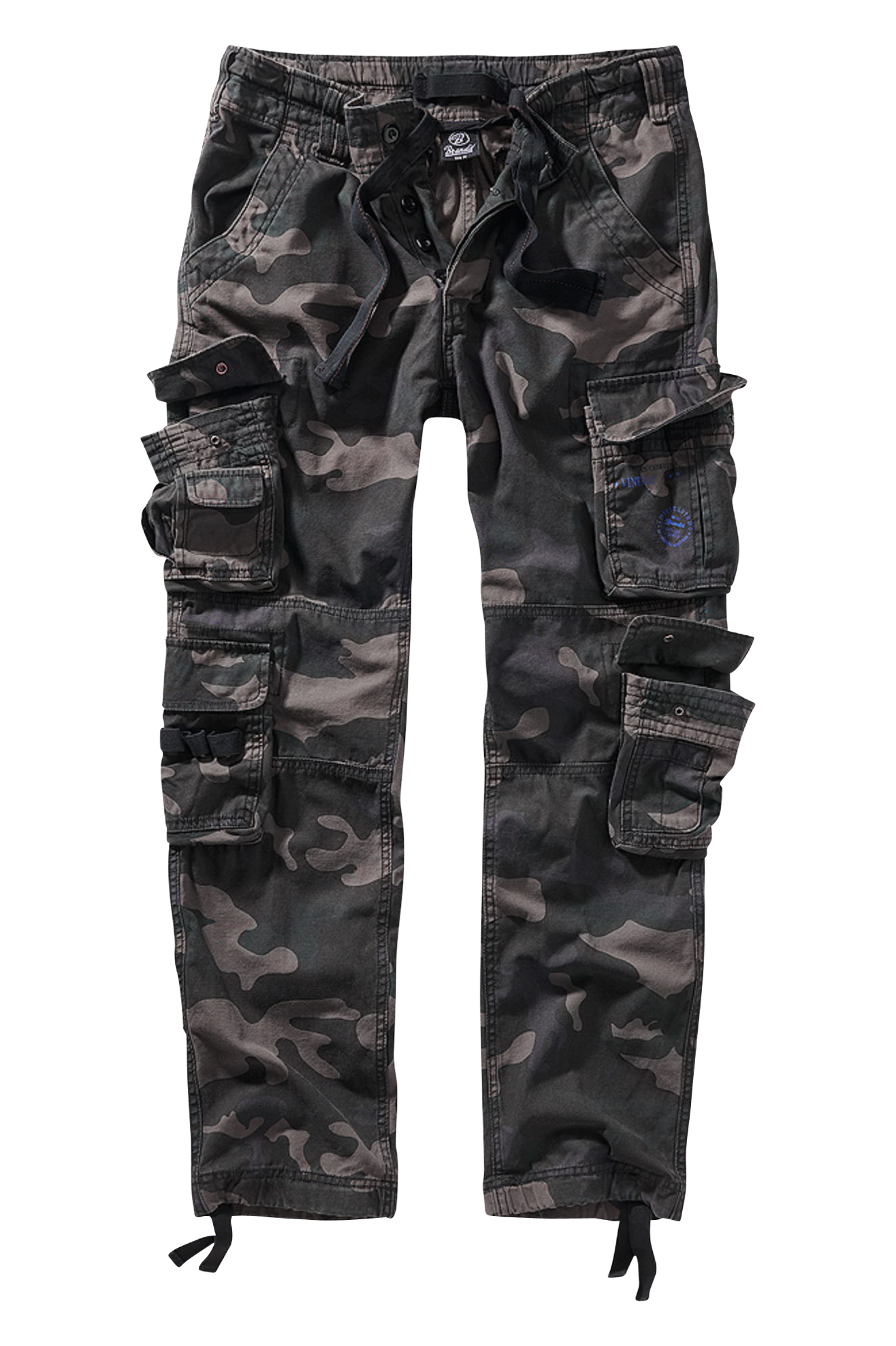 Brandit Pantaloni  Pure Slim Fit Camo Scuro