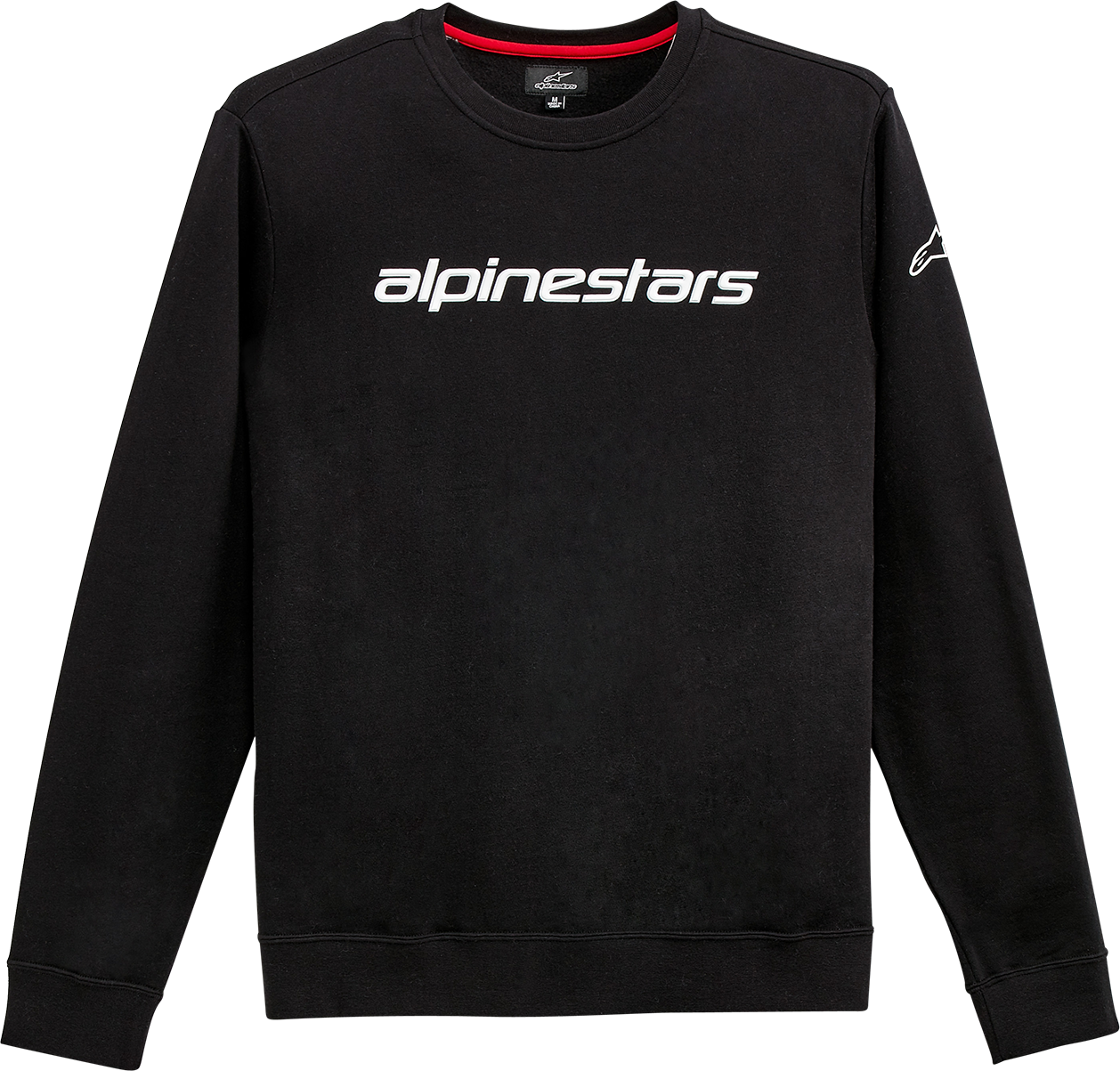 Alpinestars Felpa  Linear Crew Nero-Bianco