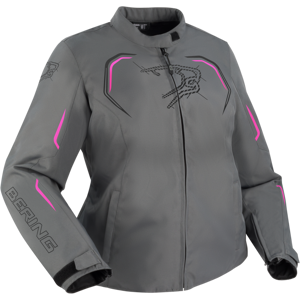 Bering Giacca Moto Donna  Dundy QS Grigio-Fucsia