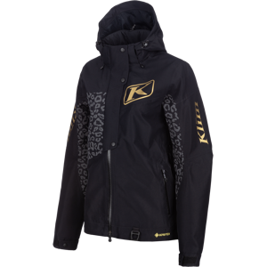 KLIM Giacca Snow Donna  Alpine Snow Nero-Oro Metallizzato