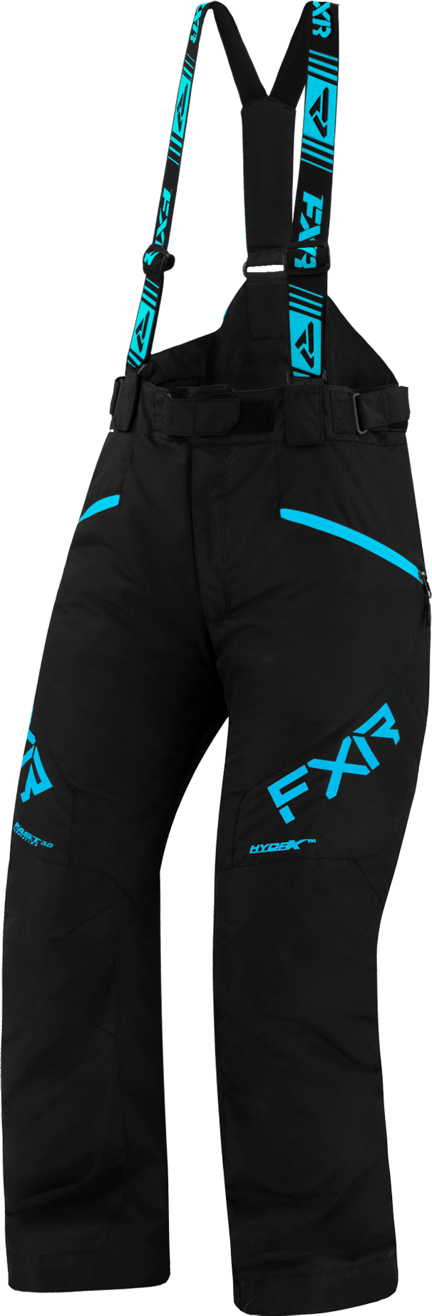 FXR Pantaloni Snow Donna  Fresh Nero-Blu Cielo