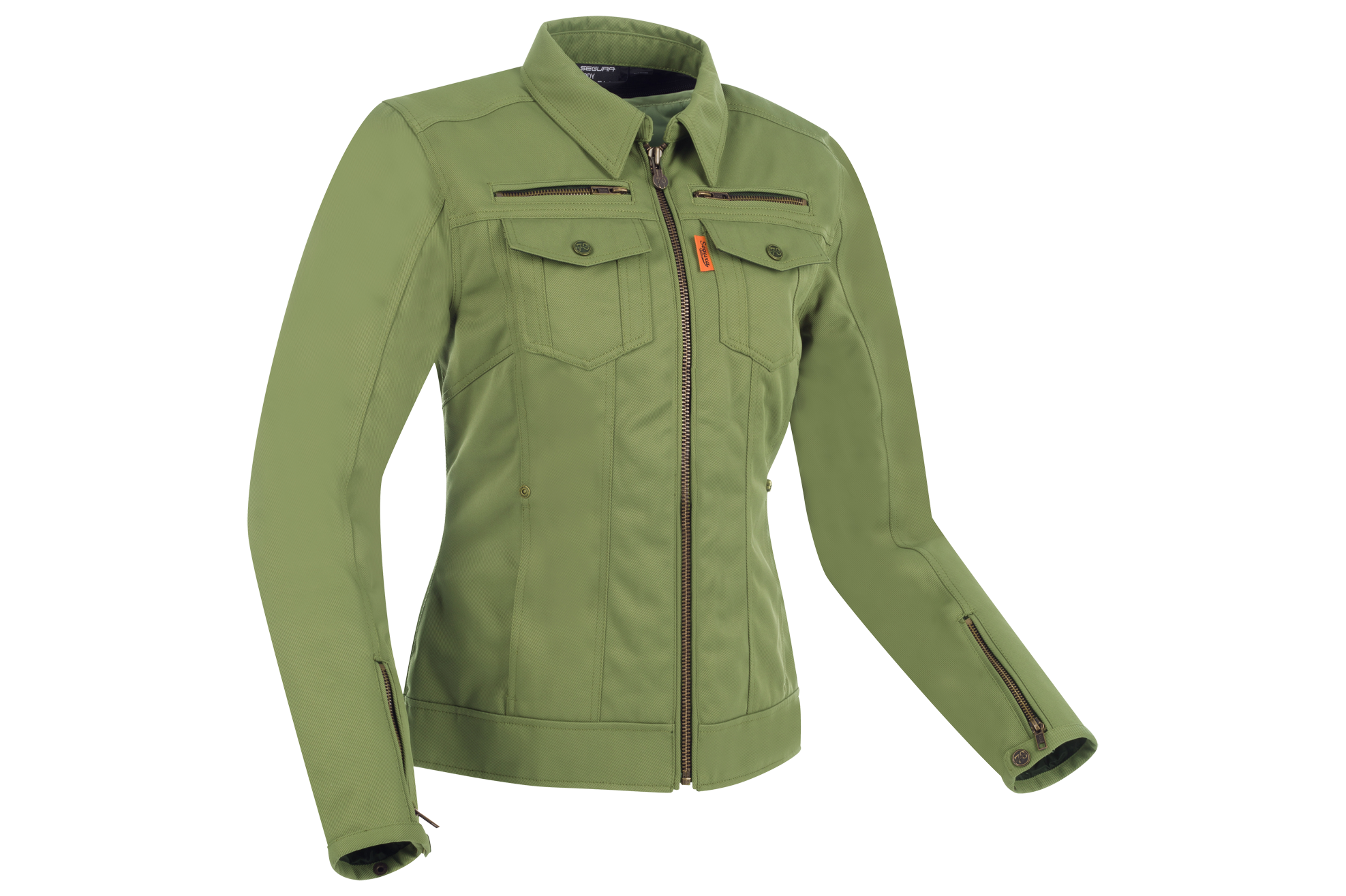 Segura Giacca Moto Donna  Patrol Cachi