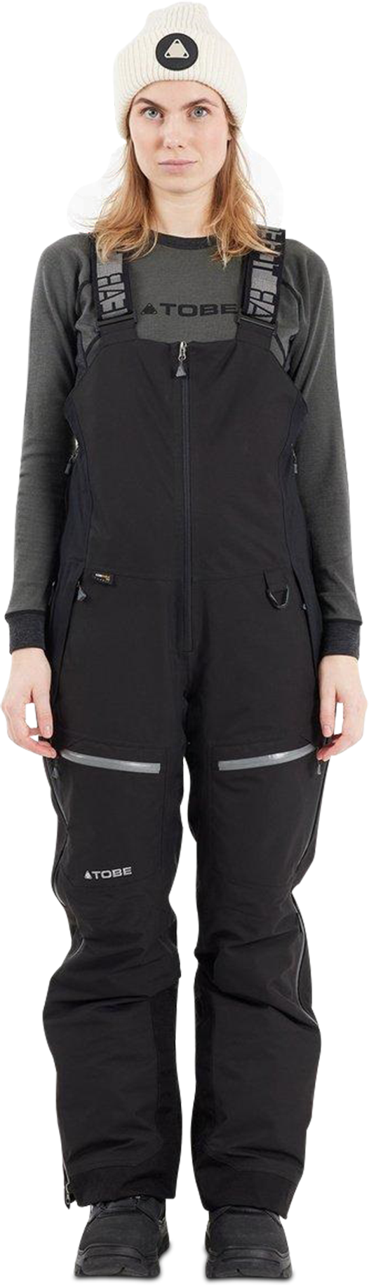 TOBE Outerwear Salopette Snow Donna TOBE Cappa Imbottita Nero Jet