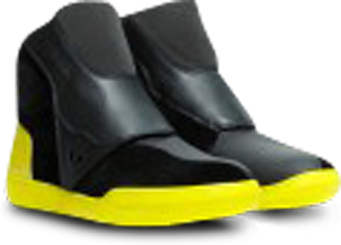 Dainese Scarpe Moto Dover Gore-Tex Nero-Giallo Fluo