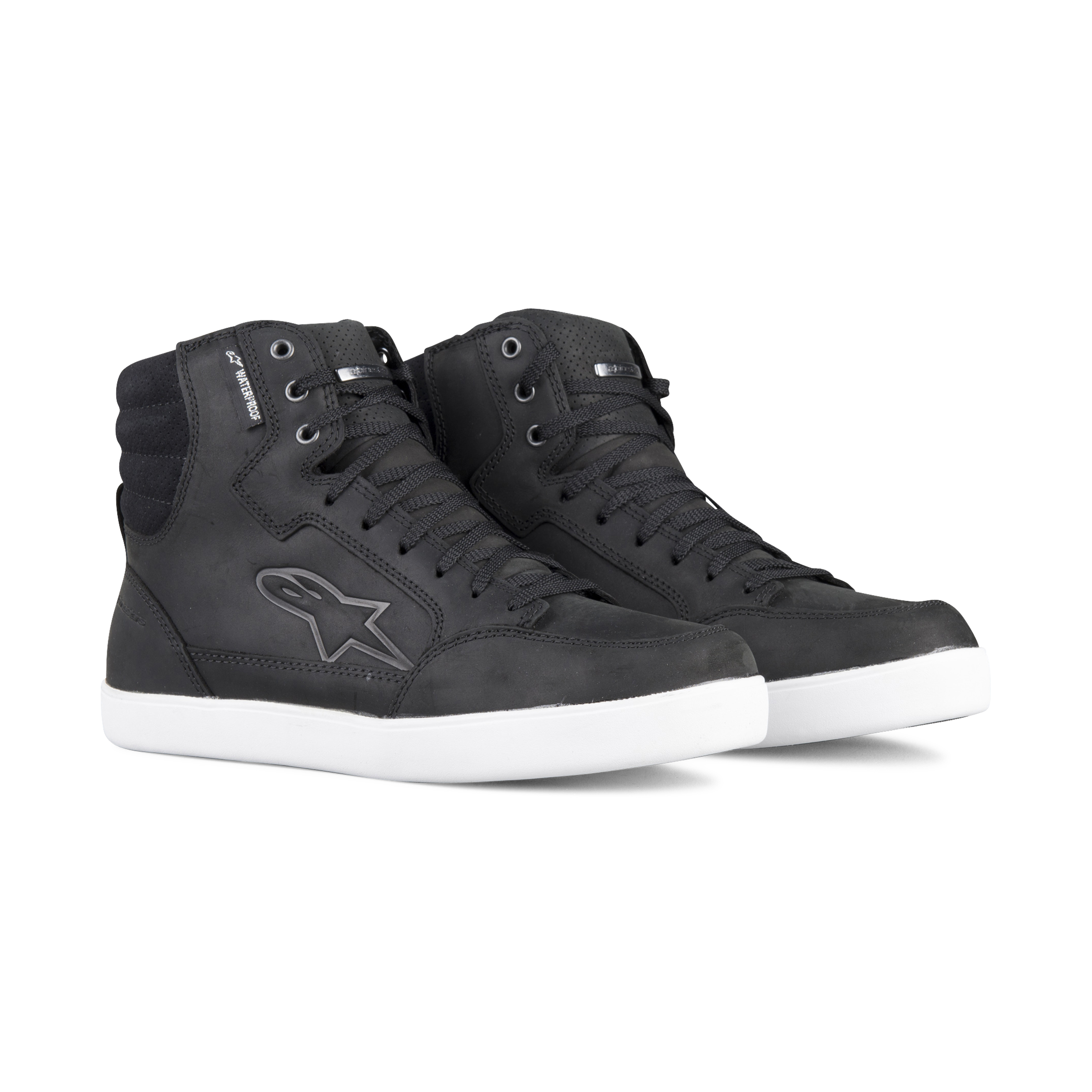 Alpinestars Scarpe Moto  J-6 Waterproof Nero-Bianco