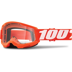 100% Maschera Cross Bambino  Strata 2 Arancio