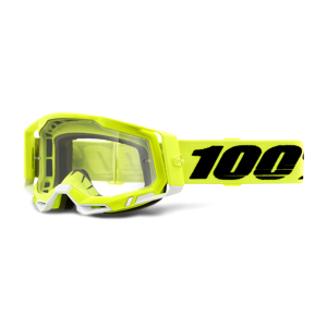 100% Maschera Cross  Racecraft 2 Gialla