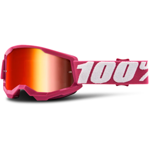 100% Maschera Cross Bambino  Strata 2 Goggle Fletcher Rosa