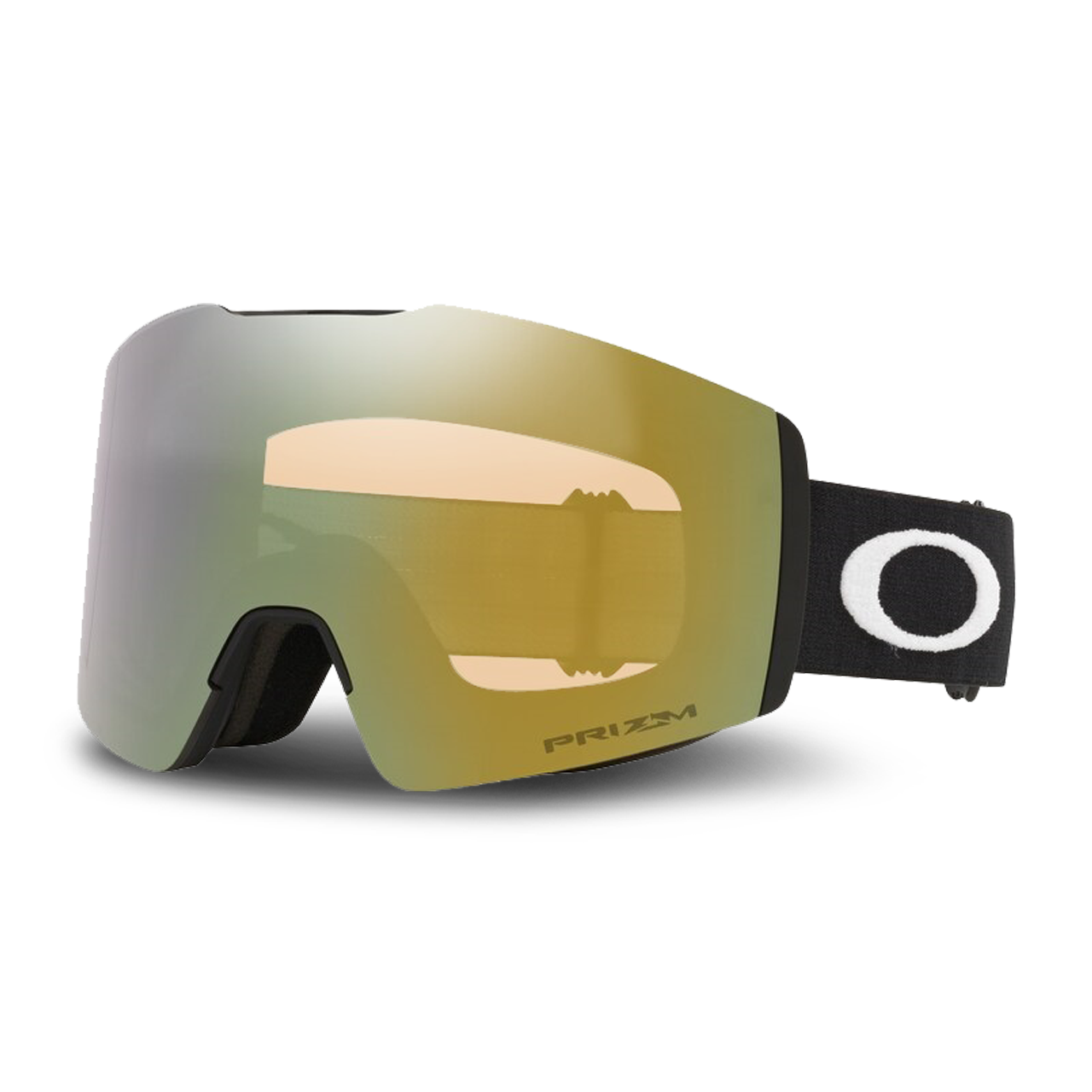 Oakley Maschera Motoslitta  FALL LINE M Prizm Sage Gold Nero Opaco