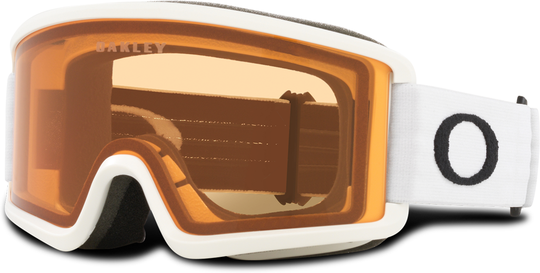 Oakley Maschera Motoslitta  Ridge Line XS Persimmon Lente Bianco Opaco