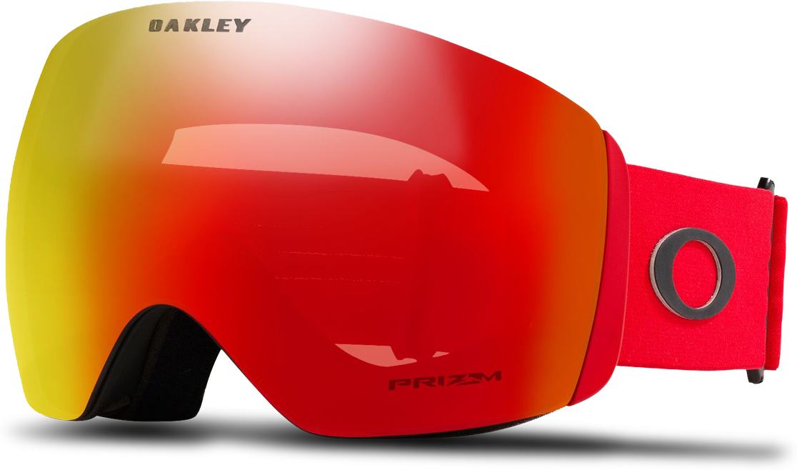 Oakley Maschera Motoslitta  Flight Deck Rosso Opaco