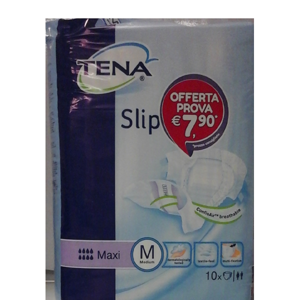 essity italy tena slip maxi (medium) 10 pz