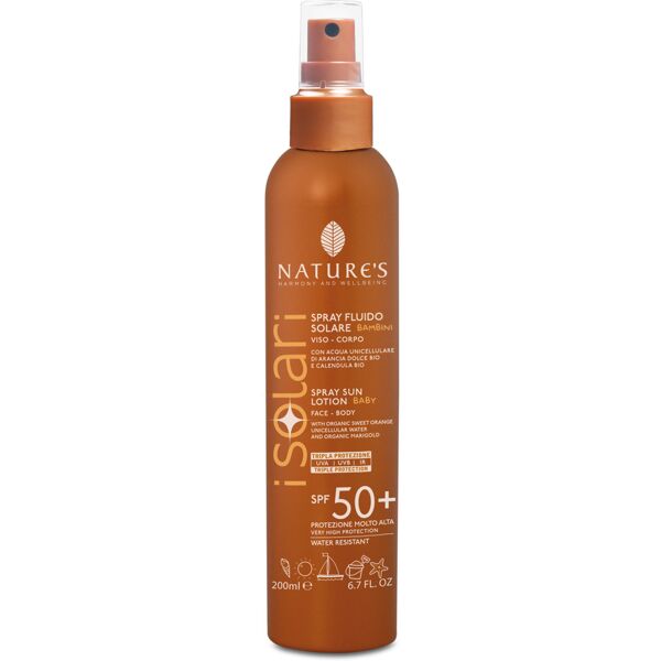 nature's spray fluido solare bambini spf 50+