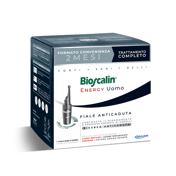 bioscalin energy fiale anticaduta uomo 10+10 (trattamento 2 mesi)