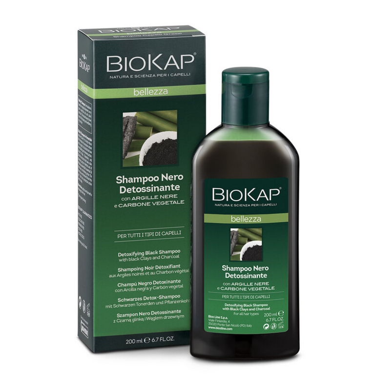 bios line biokap bellezza shampoo nero detossinante