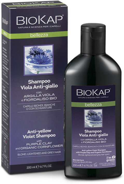 bios line biokap bellezza shampoo viola antigiallo