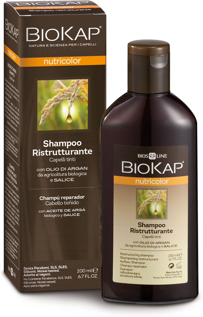 bios line biokap nutricolor shampoo ristrutturante