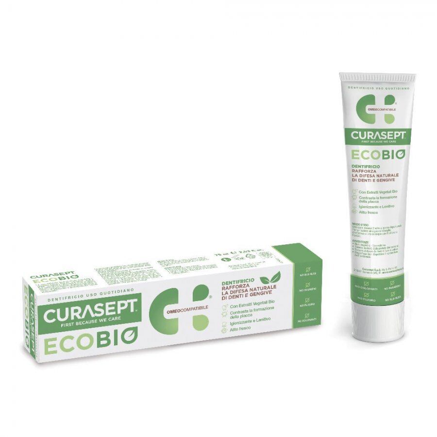 curasept ecobio dentifricio 75ml