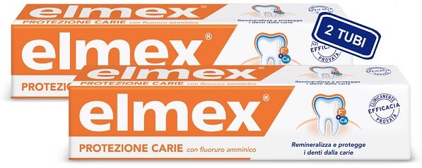 colgate-palmolive commerc.srl elmex protezione carie dentifricio bitubo 2x75 ml