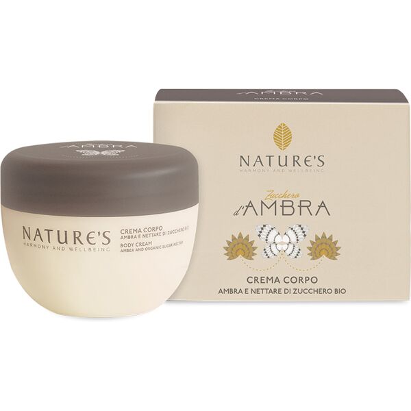 nature's zucchero dâ€™ambra crema corpo 150 ml