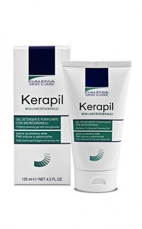 galenia biotecnologie kerapil (gel detergente purificante per l'igiene quotidiana delle pelli impure e seborroiche)