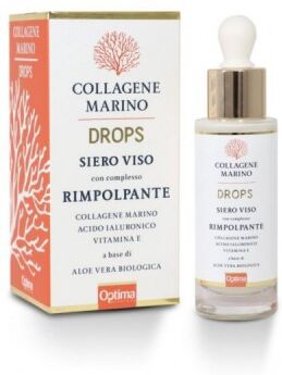 optima naturals siero viso rimpolpante collagene marino drops 30 ml