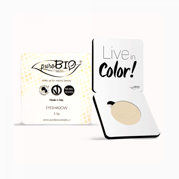 purobio cosmetics purobio ombretto in cialda n. 11 â€“ giallo banana