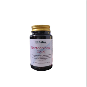 erbaka Nattochinasi Gold con Curcuma e Bromelina 60 cps