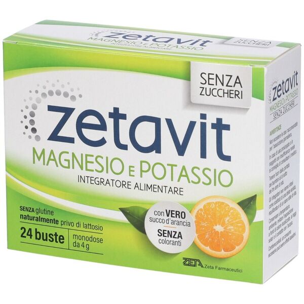 zeta farmaceutici zetavit magnesio potassio 24 bustine senza zuccheri