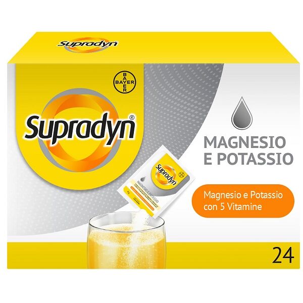 bayer supradyn magnesio e potassio granulato effervescente 24 buste