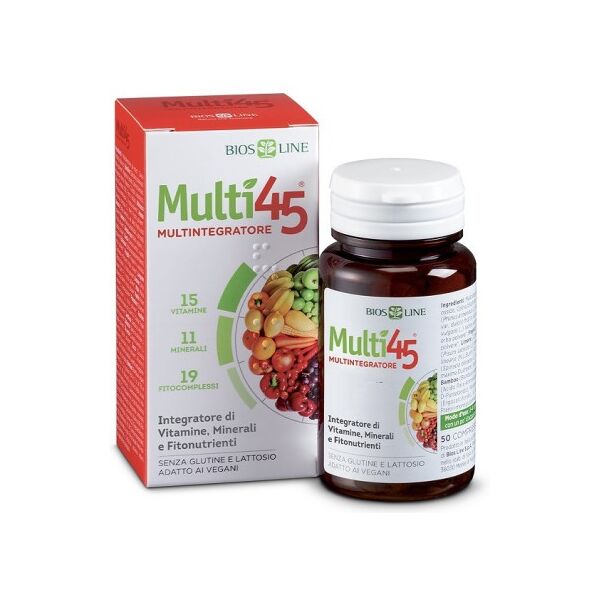 bios line bio45 (multivitaminico, multiminerale, multivegetale, certificato bio)