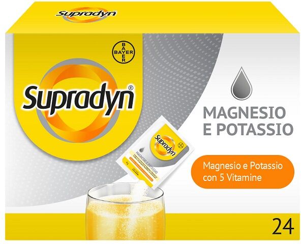 Bayer Supradyn Magnesio e Potassio granulato effervescente 24 buste