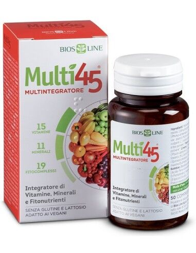 Bios Line Bio45 (Multivitaminico, multiminerale, multivegetale, certificato Bio)