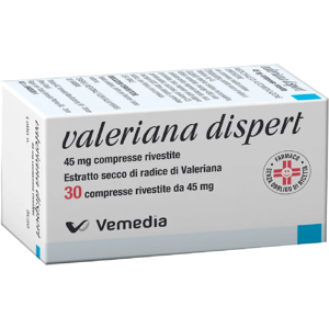 VEMEDIA MANUFACTURING B.V. VALERIANA DISPERT 45 MG - 30 COMPRESSE RIVESTITE