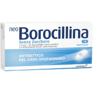 Alfasigma spa Neoborocillina Antisettico Orofaringeo 16 Pastiglie Senza Zucchero