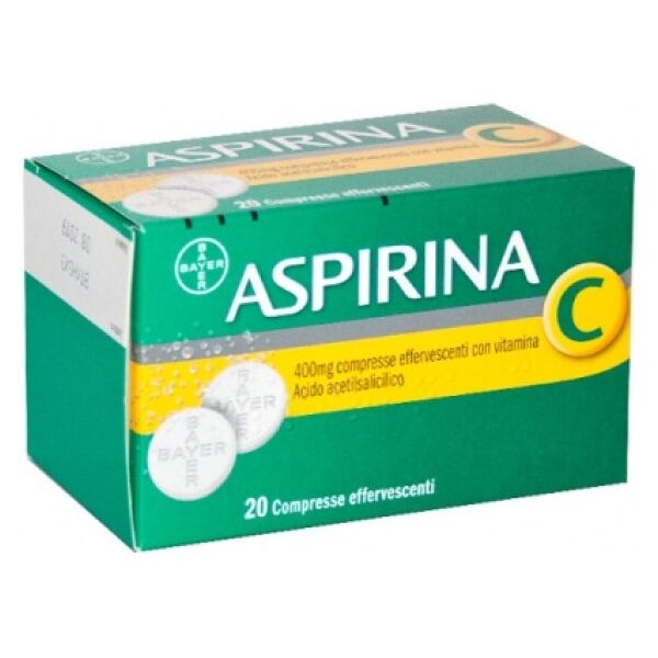 bayer aspirina c*20 cpr eff 400 mg + 240 mg