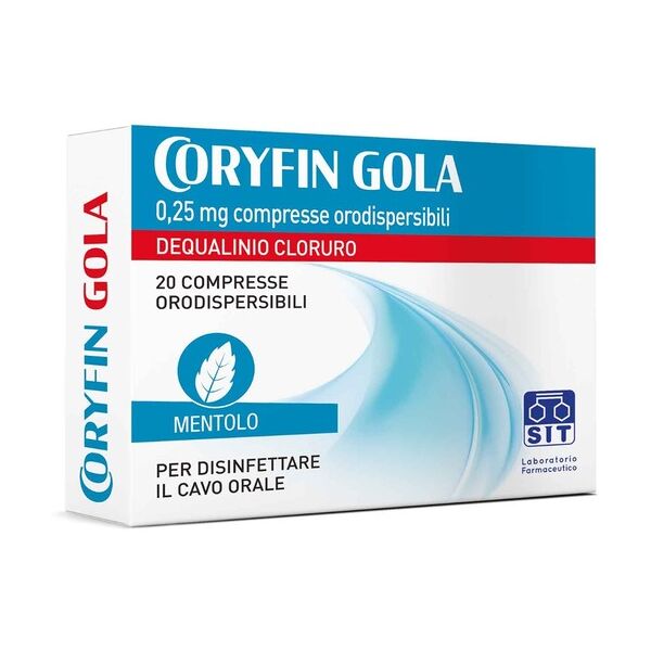 sit coryfin gola 0,25mg 20 compresse orodispersibili