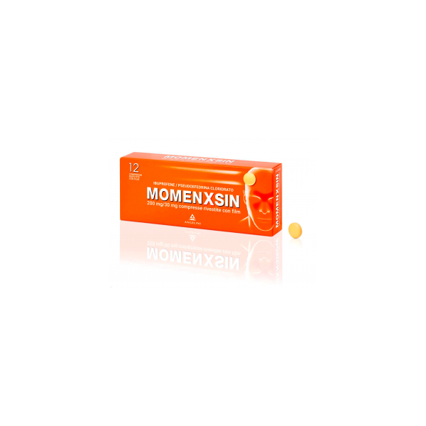 angelini pharma momenxsin 200 mg/30 mg 12 compresse rivestite con film