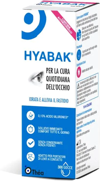 laboratoires thea hyabak collirio 10 ml